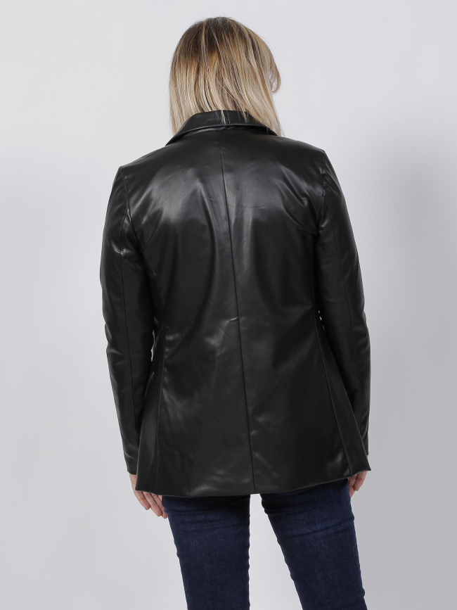 Veste blazer enduit olympia noir femme - Vero Moda