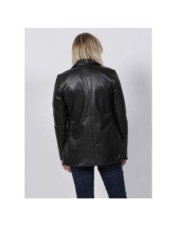 Veste blazer enduit olympia noir femme - Vero Moda