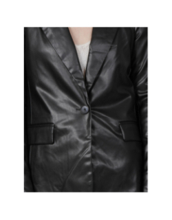 Veste blazer enduit olympia noir femme - Vero Moda