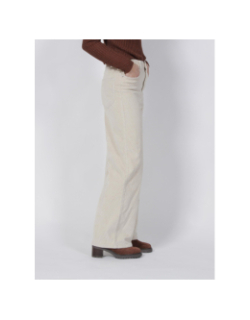 Pantalon wideleg hope beige femme - Only