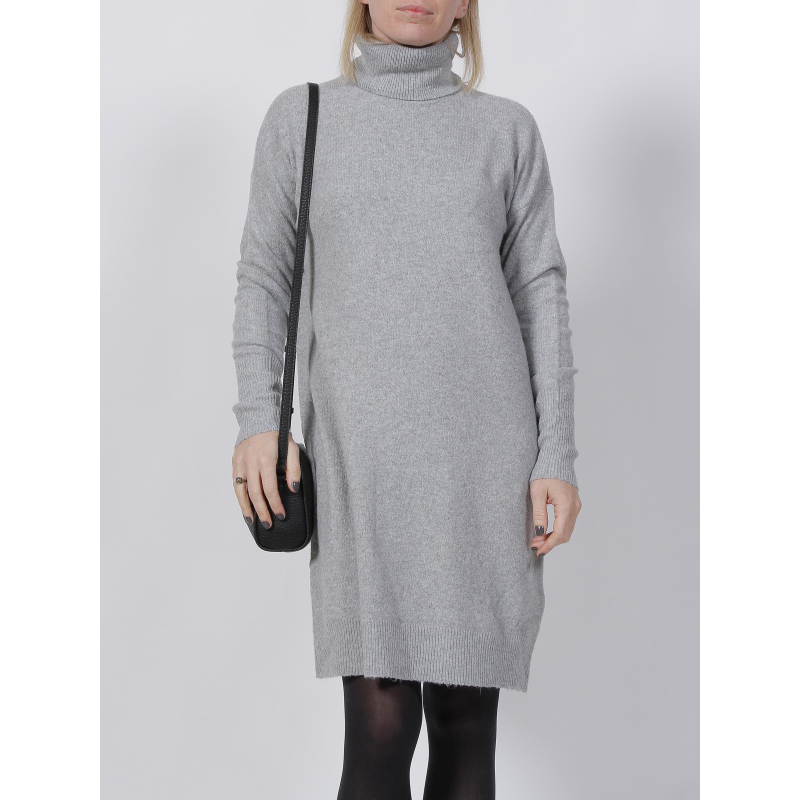 Robe pull brilliant gris femme - Vero Moda