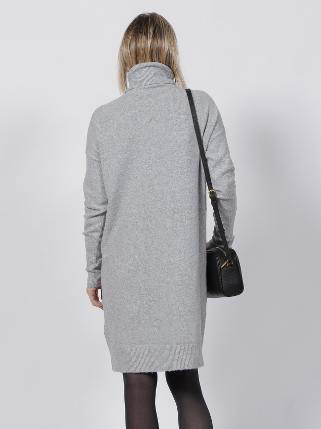 Robe pull brilliant gris femme - Vero Moda