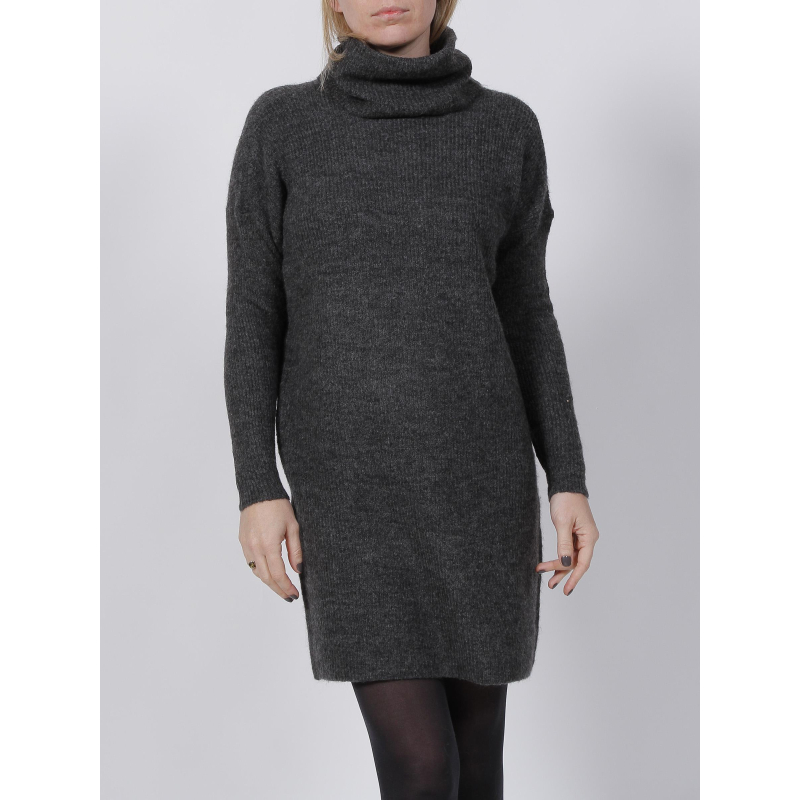 Robe pull jana gris anthracite femme - Only