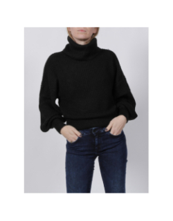 Pull col roulé megan noir femme - Jacqueline De Yong