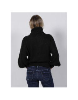 Pull col roulé megan noir femme - Jacqueline De Yong