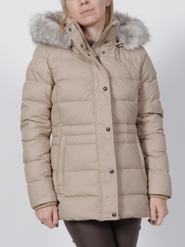 Doudoune tyro down beige femme - Tommy Hilfiger