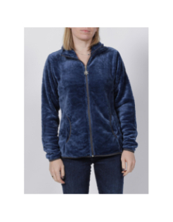 Veste polaire lauziere bleu marine femme - Angele Sportswear