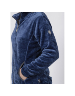 Veste polaire lauziere bleu marine femme - Angele Sportswear