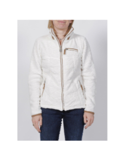 Veste polaire innsbruck blanc femme - Angele Sportswear