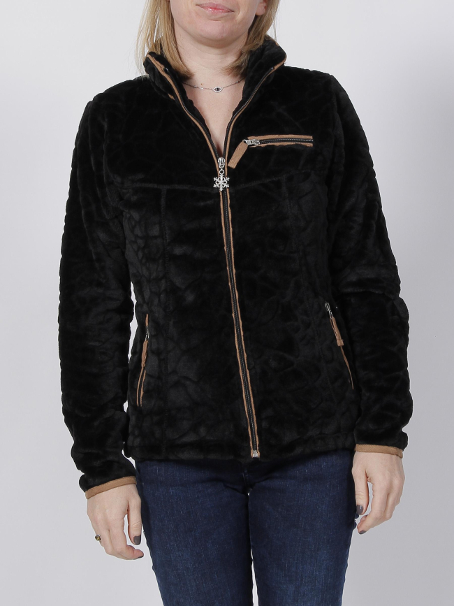 Veste polaire innsbruck noir femme - Angele Sportswear