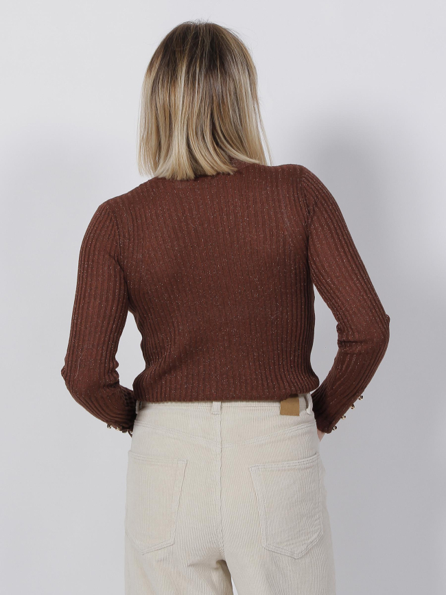 Pull fin kenny marron femme - La Petite Etoile