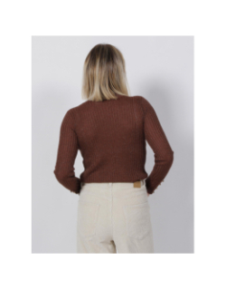 Pull fin kenny marron femme - La Petite Etoile