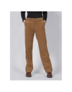 Pantalon wideleg felon camel femme - La Petite Etoile