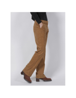 Pantalon wideleg felon camel femme - La Petite Etoile