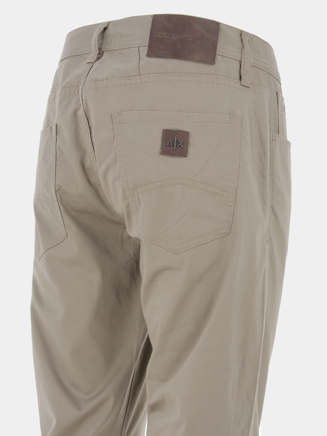 Pantalon slim pockets marron glacé homme - Armani Exchange