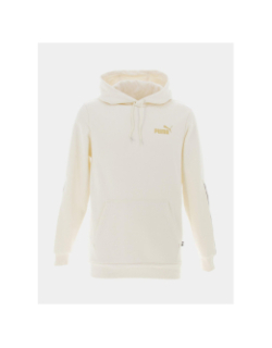 Sweat golden tape blanc crème homme - Puma