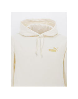Sweat golden tape blanc crème homme - Puma