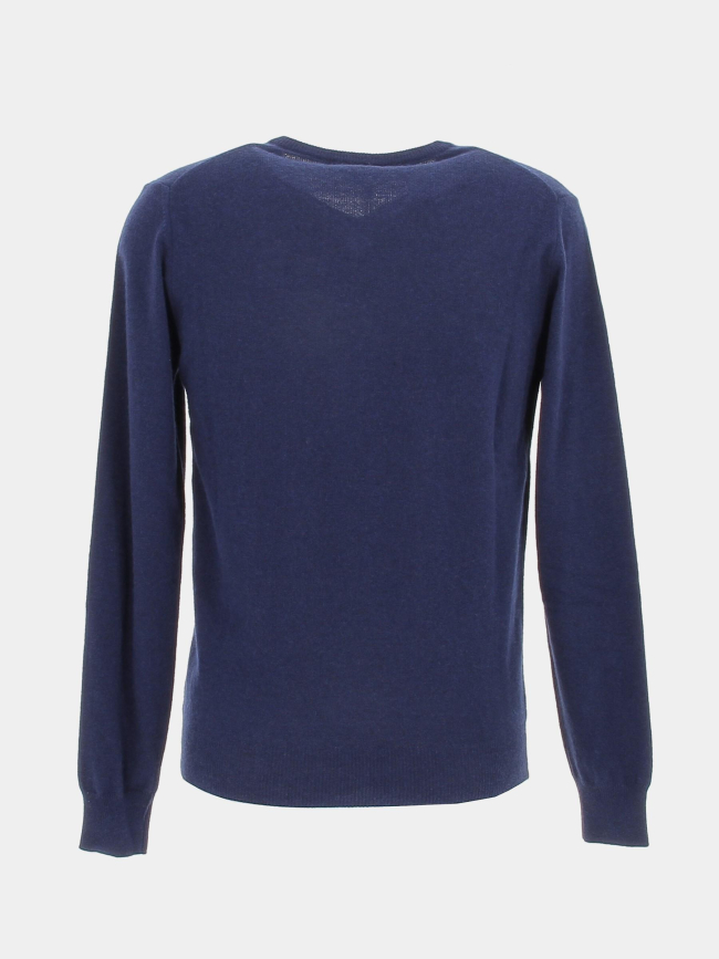 Pull cachemire five bleu marine homme - Mcs