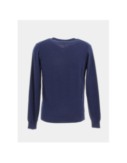 Pull cachemire five bleu marine homme - Mcs