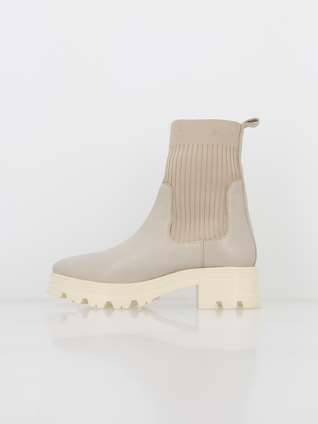 Boots zero22 beige femme - Anamaïa