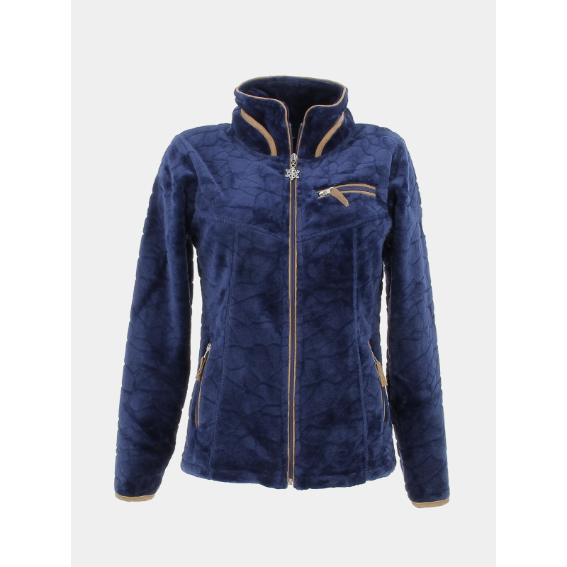 Veste polaire innsbruck bleu marine femme - Angele Sportswear