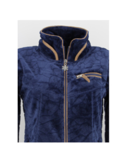 Veste polaire innsbruck bleu marine femme - Angele Sportswear