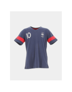 T-shirt de football mbappé bleu marine enfant - FFF