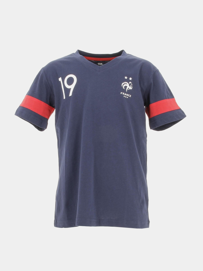 T-shirt de football benzema bleu marine enfant - FFF