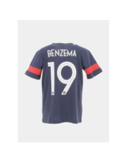 T-shirt de football benzema bleu marine enfant - FFF