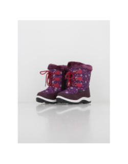 Bottes de neige fourrées orele violet fille - Alpes Vertigo