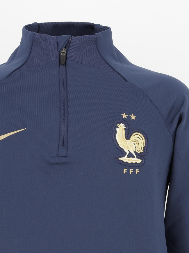 Sweat de football france fff bleu marine enfant - Nike