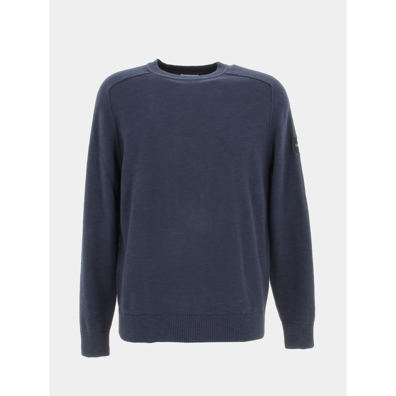 Pull texture bleu marine homme - Calvin Klein