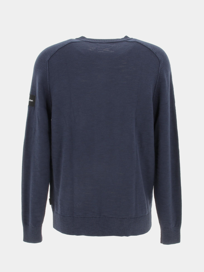 Pull texture bleu marine homme - Calvin Klein