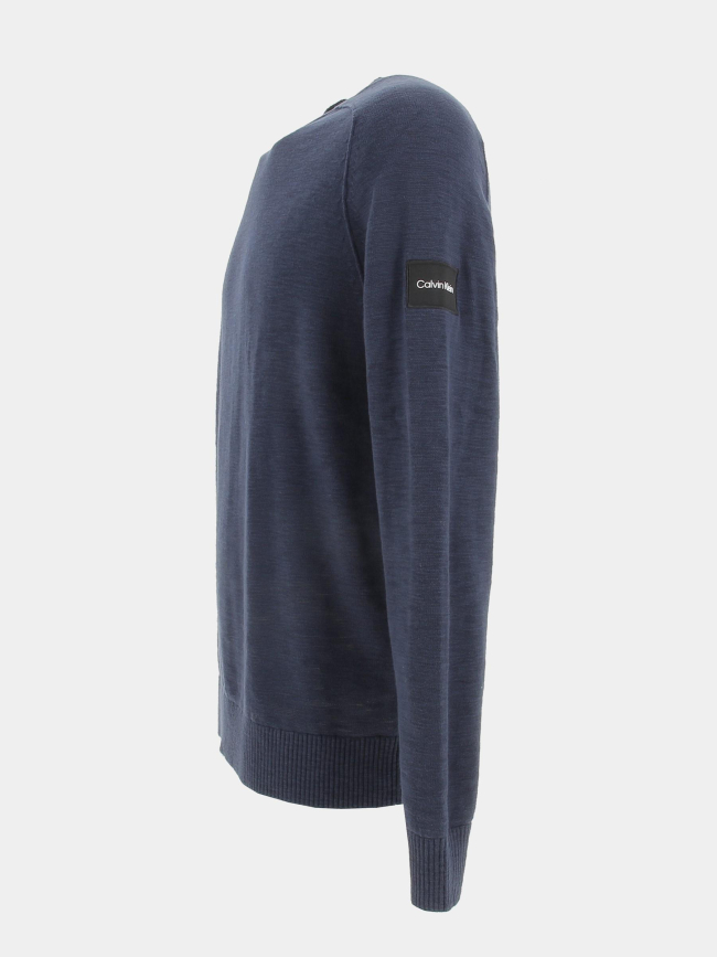 Pull texture bleu marine homme - Calvin Klein