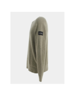 Pull texture vert kaki homme - Calvin Klein