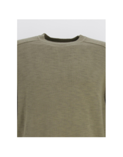 Pull texture vert kaki homme - Calvin Klein