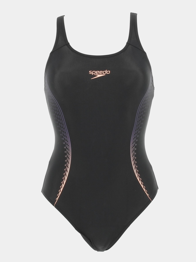 Maillot de bain natation placement noir femme - Speedo