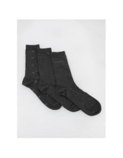 Coffret 3 paires de chaussettes lux gris homme - Clavin Klein