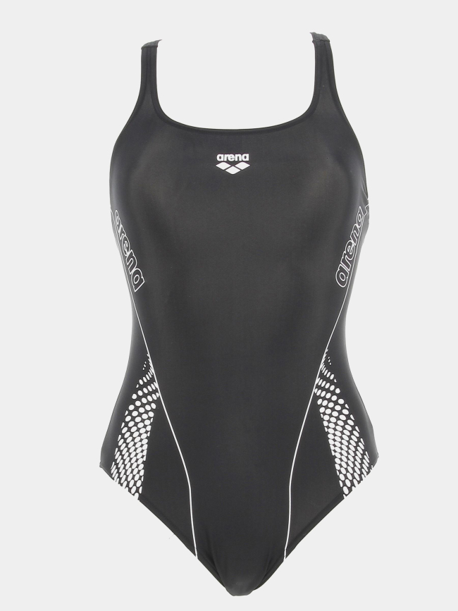 Maillot de bain natation back graphic noir femme - Arena