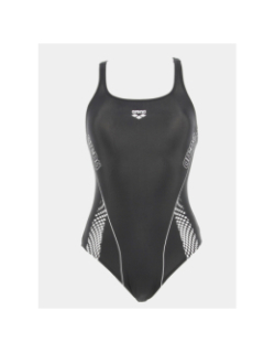 Maillot de bain natation back graphic noir femme - Arena