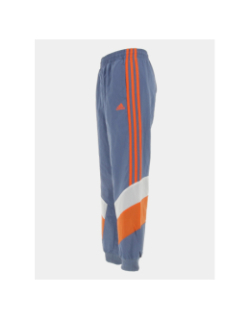 Jogging bicolore bleu/orange garçon - Adidas