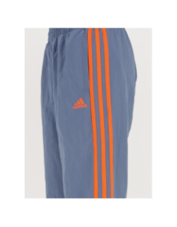 Jogging bicolore bleu/orange garçon - Adidas