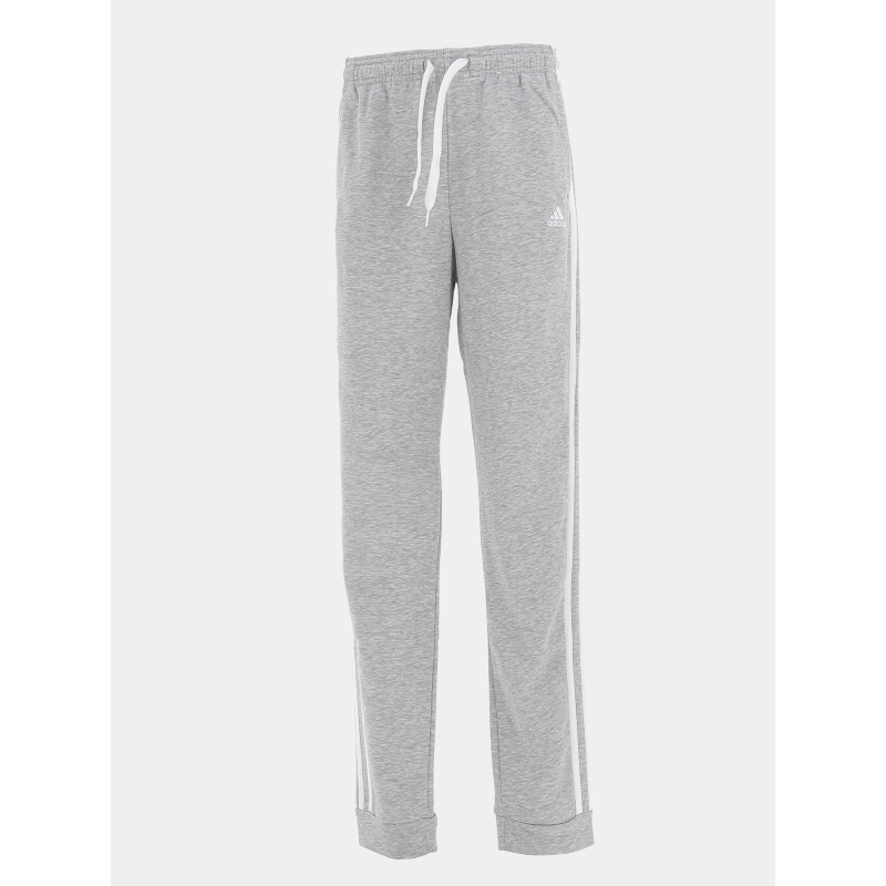 Jogging sport 3 bandes gris fille - Adidas