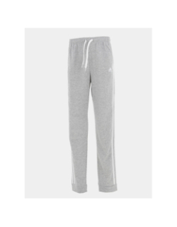 Jogging sport 3 bandes gris fille - Adidas