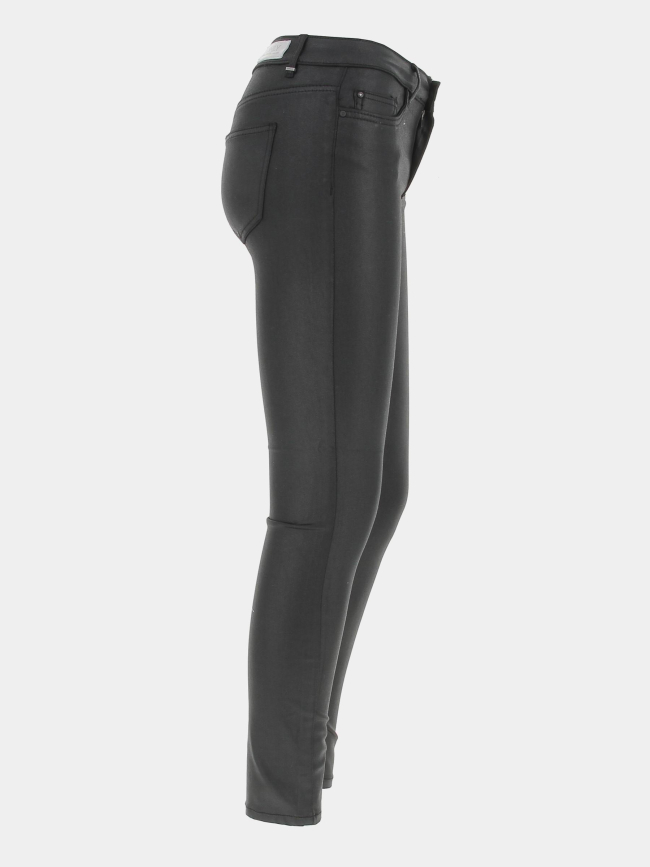 Pantalon skinny hush 30 enduit noir femme - Only