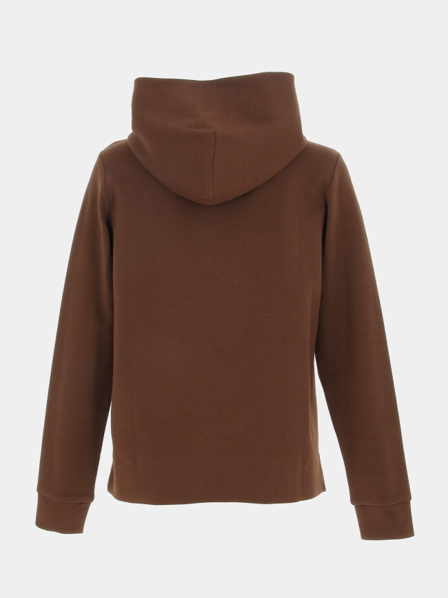 Sweat à capuche micro logo essential marron femme - Calvin Klein