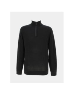 Pull en laine superior zip noir homme - Calvin Klein