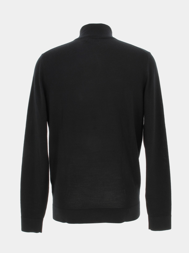 Pull en laine superior zip noir homme - Calvin Klein