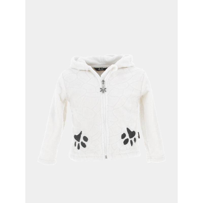 Gilet polaire reglisse panda enfant - Angele Sportswear