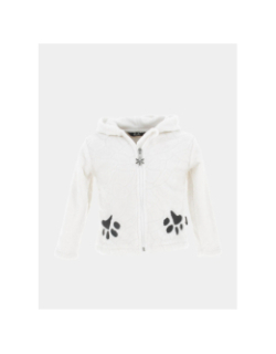 Gilet polaire reglisse panda enfant - Angele Sportswear